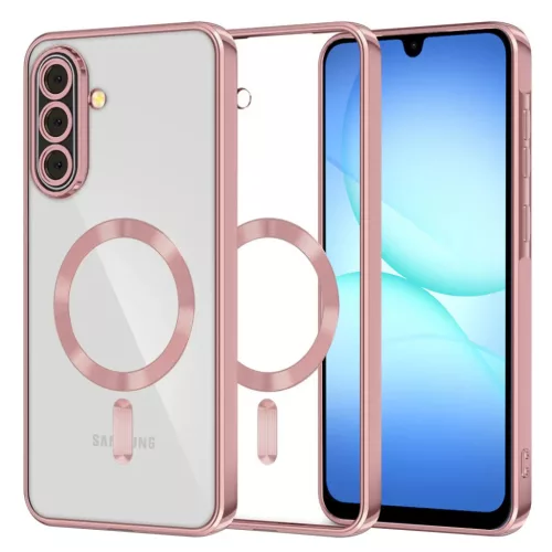 Samsung Galaxy A17 5G Techsuit - Luxury Crystal MagSafe - Pink tok