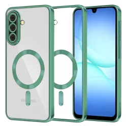   Samsung Galaxy A17 5G Light Green Techsuit - Luxury Crystal MagSafe tok