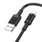 Borofone BX111 Feliz - USB - C típusú kábel - 3A 1 méter fekete