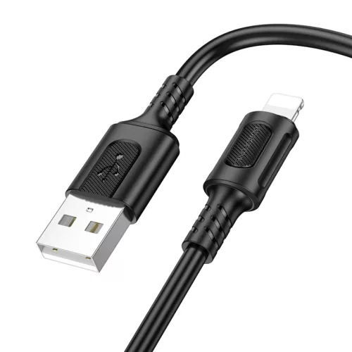 Borofone BX111 Feliz - USB - C típusú kábel - 3A 1 méter fekete