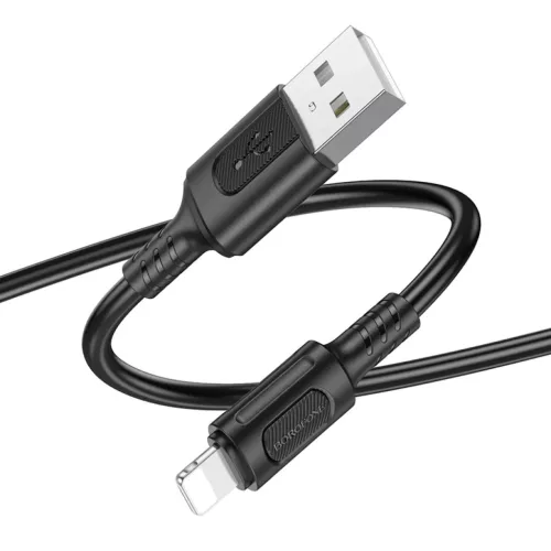 Borofone BX111 Feliz - USB - C típusú kábel - 3A 1 méter fekete