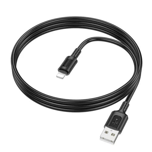 Borofone BX111 Feliz - USB - C típusú kábel - 3A 1 méter fekete