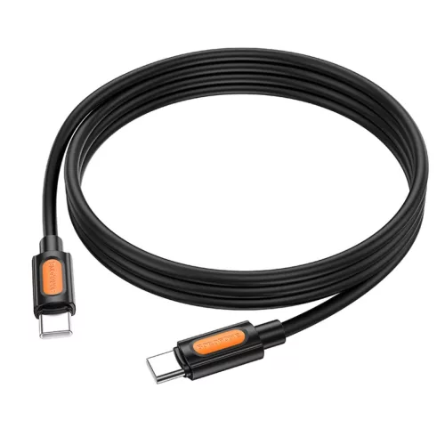 Borofone Kábel BX114 Structure - Type C to Type C - PD 60W 3A 1 méter fekete