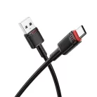 Borofone Kábel BX110 Beneficio - USB to Type-C - 2,4A 1 méter fekete