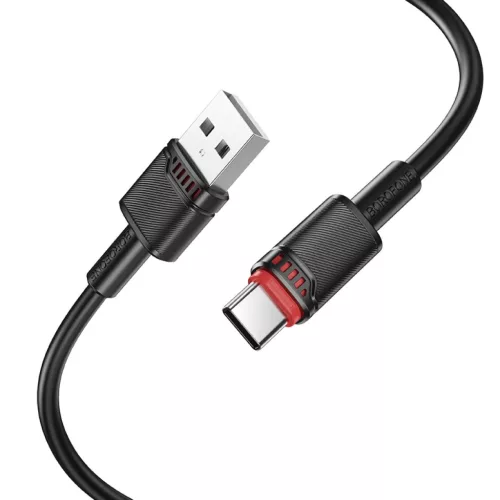 Borofone Kábel BX110 Beneficio - USB to Type-C - 2,4A 1 méter fekete