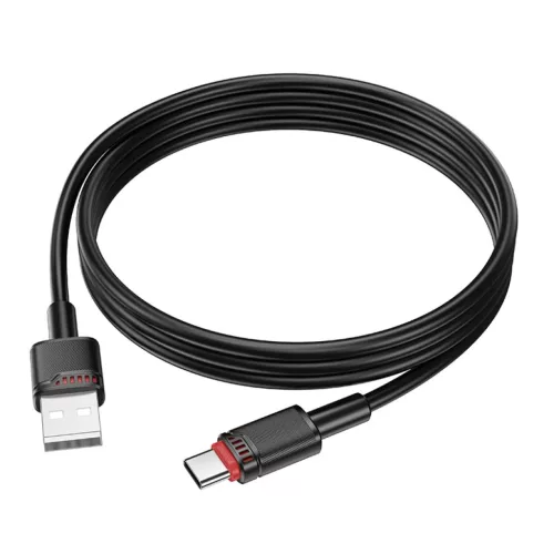 Borofone Kábel BX110 Beneficio - USB to Type-C - 2,4A 1 méter fekete