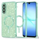 Samsung Galaxy A17 5G Light Green Techsuit - Luxury Glitter MagSafe tok