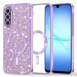   Samsung Galaxy A17 5G Techsuit Luxury Glitter MagSafe - Light Purple tok