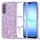 Samsung Galaxy A17 5G Techsuit Luxury Glitter MagSafe - Light Purple tok