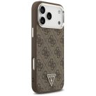 iPhone 17 Pro Max Guess Hardcase 4G Triangle Logo MagSafe (GUHMP17XP4TSRCMW) - Barna tok