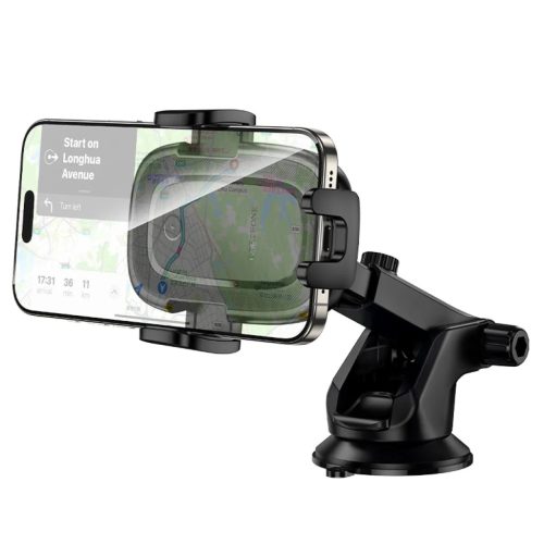 Borofone BH223 Follower vezeték nélküli töltéssel szélvédőre fekete