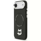 iPhone 17 Air Karl Lagerfeld Choupette Pin MagSafe tok Fekete
