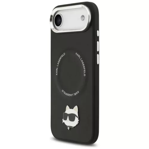 iPhone 17 Air Karl Lagerfeld Choupette Pin MagSafe tok Fekete