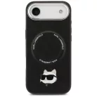 iPhone 17 Air Karl Lagerfeld Choupette Pin MagSafe tok Fekete