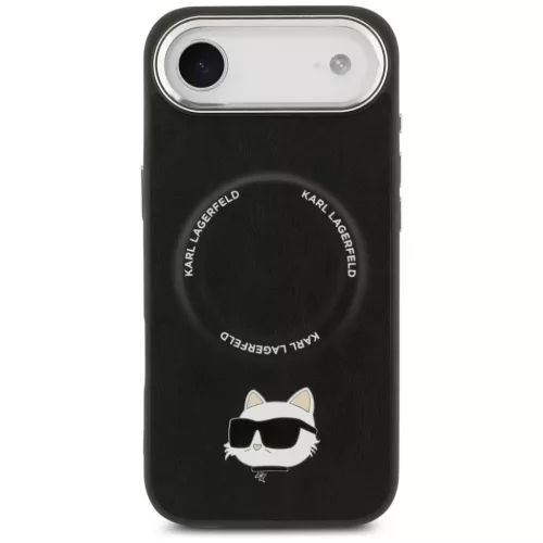 iPhone 17 Air Karl Lagerfeld Choupette Pin MagSafe tok Fekete