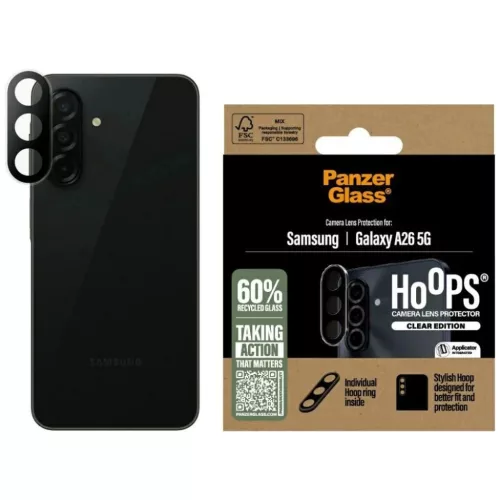 PanzerGlass Hoops objektívvédő edzett üveg Samsung Galaxy A26 5G - Átlátszó üvegfólia