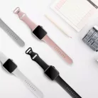 Techsuit - óraszíj (W031) - Apple Watch 1/2/3/4/5/6/7/8/9/10/SE/SE 2 (38/40/41/42mm) - Szürke.