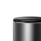 Szemeteskuka Gentleman Style (CRLJT-0G), Baseus - 30 szemeteszsákkal, alumínium ötvözet, ABS, 500 ml - Sötétszürke