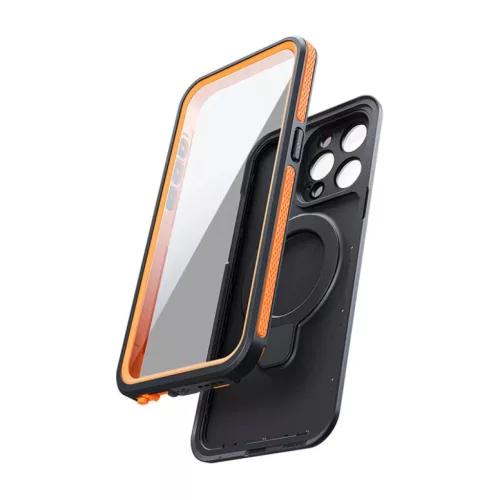 Vízálló tok érintésérzékeny kijelzővel Telesin iPhone 15 Pro Max tok