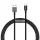 Baseus Superior USB - USB Type-C gyors töltés adatkábel 66 W (11 V / 6 A) Huawei SuperCharge SCP 1 m fekete (CATYS-01)
