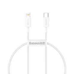   Baseus Superior Series USB-C / Lightning PD 20W 2 m kábel - fehér