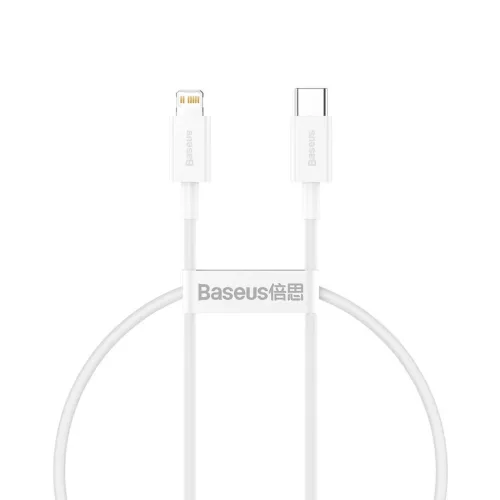 Baseus Superior Series USB-C / Lightning PD 20W 2 m kábel - fehér