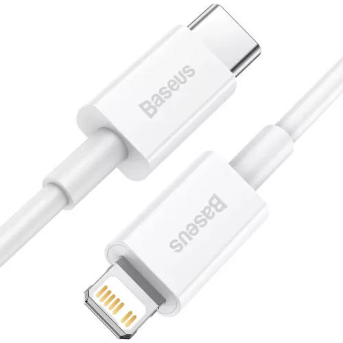 Baseus Superior Series USB-C / Lightning PD 20W 2 m kábel - fehér