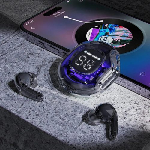 Acefast T8 TWS Bluetooth vezeték nélküli fülhallgató rózsaszín