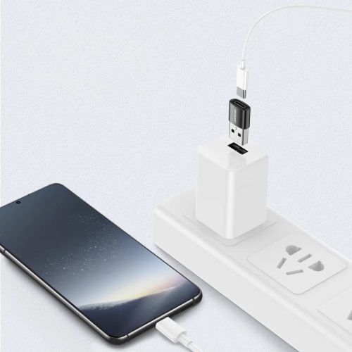 Joyroom Adapter USB-A - USB Type C fekete (S-H152)