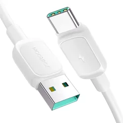   Joyroom Multi-Színes Sorozat A14 USB-A / USB-C 3A Kábel 1.2m - Fehér