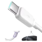 Joyroom Multi-Színes Sorozat A14 USB-A / USB-C 3A Kábel 1.2m - Fehér