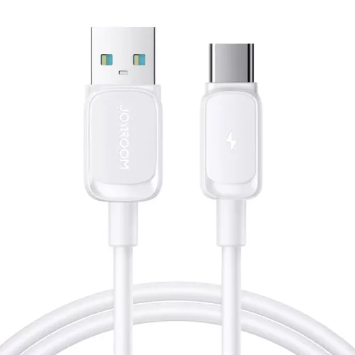 Joyroom Multi-Színes Sorozat A14 USB-A / USB-C 3A Kábel 1.2m - Fehér