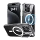 iPhone 16 Pro Átlátszó ESR Classic Hybrid tok (HaloLock) állvánnyal