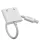 Dudao USB Type C - USB Type C / 3.5mm mini jack audio és töltés adapter fehér (L13T)