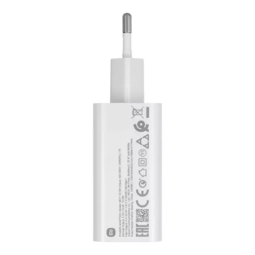 XIAOMI eredeti töltő USB A QC3.0 3A 67W MDY-12-EH fehér bulk