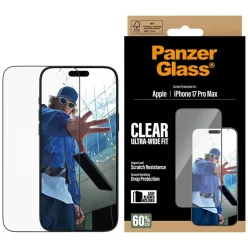   iPhone 17 Pro Max PanzerGlass Ultra-Wide Fit EasyAligner edzett üveg üvegfólia