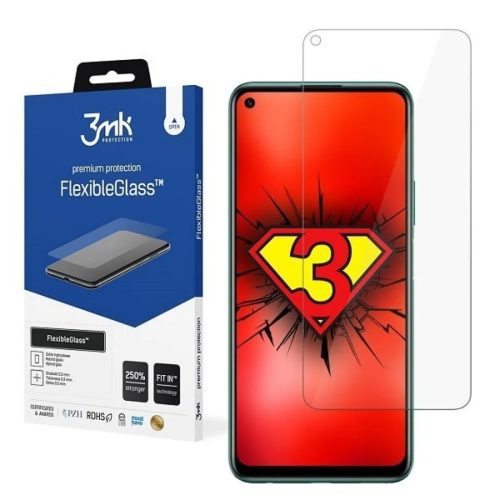 3MK FlexibleGlass kijelzővédő üvegfólia Huawei P40 Lite 5G