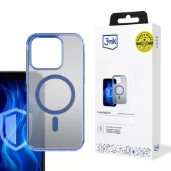  3mk Frosty MagCase Kék tok Apple iPhone 16 Pro - Átlátszó tok