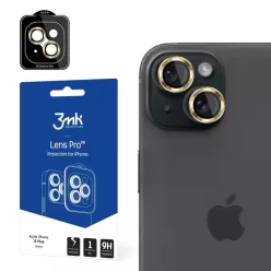   Apple iPhone 15 Plus - 3mk Lens Protection Pro Sárga üvegfólia