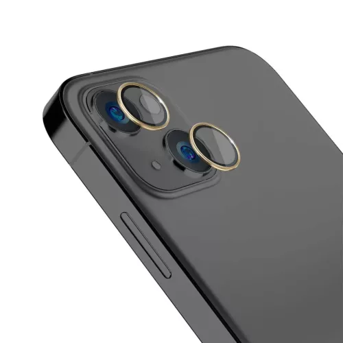 Apple iPhone 15 Plus - 3mk Lens Protection Pro Sárga üvegfólia