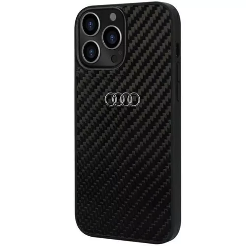 iPhone 13 Pro Max 6.7" fekete/fekete Audi Carbon Fiber tok