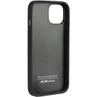 iPhone 11 6.1" fekete/fekete Audi Genuine Leather keménytok AU-TPUPCIP11R-Q8/D1-BK tok