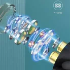 Bluetooth 5.3 TWS Fülhallgató + AWEI Dokkoló Állomás (T12P) fekete