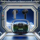 Bluetooth 5.3 AWEI T52 Pro2 TWS fülhallgató + töltőállomás fekete/fekete