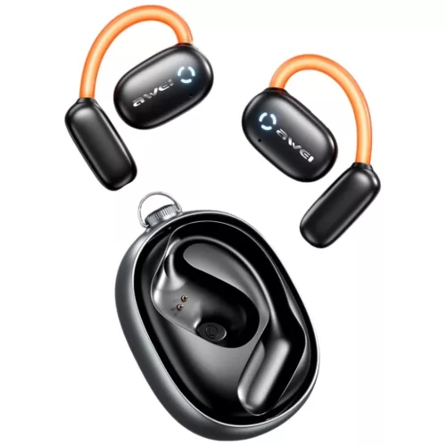 AWEI Bluetooth fejhallgató 5.4 TZ13 ANC + dokkoló állomás fekete