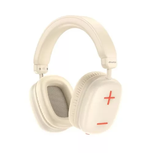 AWEI AT6 Bluetooth on-ear fejhallgató Bézs