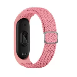 Xiaomi Mi Band 3/4 Beline textíl óraszíj rózsaszín