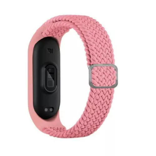 Xiaomi Mi Band 3/4 Beline textíl óraszíj rózsaszín