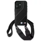 Apple iPhone 16 Plus Fekete BMW M Edition Carbon Stripe & Strap tok