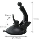 Beline - autós telefontartó műszerfalra/szélvédőre fekete